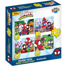 Luna : Spidey 4 az 1-ben 12-15-20-24 db-os puzzle puzzle, kirakós