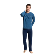 Luna Towner férfi pizsama, kék L
