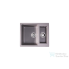 Lunart Marko 60,5x49,5 cm-es öntött gránit mosogató medence gyümölcsmosóval,szifon nélkül,Light grey 5999861632176