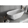 Lunart Sophie 165x76 cm-es szabadon álló öntöttmárvány kád szifon nélkül,fényes fehér 5999123014191