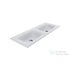 Lunart Timo 1200-2 120x45 cm-es beépíthető öntöttmárvány mosdó túlfolyó nélkül,matt fehér 5999123006783