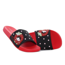 Luofu - Strawberry fekete gyerek papucs Méret:24/25 gyerek papucs, mamusz