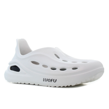Luofu - Stylish fehér férfi papucs Méret:41 férfi papucs