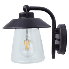 Lutec CATE FALIKAR E27 60W IP44 ANT.BARNA 22,5X20X17,6CM kültéri világítás