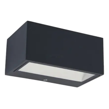 Lutec Gemini sötétszürke LED kültéri fali lámpa (LUT-5189113118) LED 1 izzós IP54 kültéri világítás