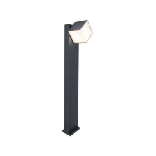 Lutec Led lámpatest , állólámpa , szürke , 12 Watt , meleg fehér , kültéri , IP54 , LUTEC, CUBA kültéri világítás