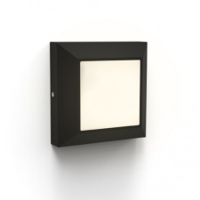 Lutec LED lámpatest , oldalfali , 4W , meleg fehér , matt fekete , kültéri , IP54 , LUTEC , HELENA kültéri világítás