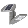Lutec Zeta Solar Led Fali Lámpa 1 Light Mozgásérzékelővel - Silver Grey
