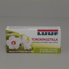 Luuf Luuf torokpasztilla izlandi zuzmóval 20 db gyógyhatású készítmény