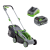 LUX-TOOLS ARM20-KIT Brushless fűnyírógép, 20V 4Ah akkus 33 cm vezeték nélküli, fűgyűjtős, akkumulátoros fűnyíró, 1 PowerSystem 4000 mAh li-ion akkuval és töltővel, kefe nélküli motorral