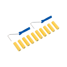 LUX-TOOLS LUX festőhengerkészlet, finom struktúrájú, 12 részes festő és tapétázó eszköz