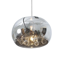 Luxera -46057 SPHERA Króm Színű Függeszték 1XG9 33W IP20 világítás