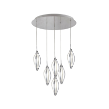 Luxera 61305 - LED csillár zsinóron SAKURA 6xLED/13,2W/230V világítás