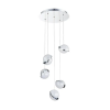 Luxera -62432 MALCOLM Króm Színű Függeszték LED 40W IP20