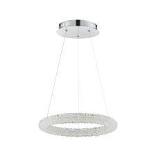 Luxera 64391 - LED Kristály csillár zsinóron ALMEDA LED/24W/230V világítás