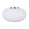 Luxera Lighting Altadis függeszték króm/opál 3xe27/60w ø45cm - Prezent