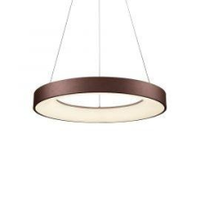 Luxera Lighting Gentis led függeszték 40w 4000k ø48cm ↕120cm kávébarna világítás