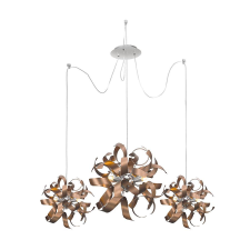 Luxera Ribbon króm-réz függesztett lámpa (LUX-64420) G9 9 izzós IP20 világítás