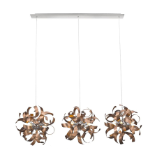 Luxera Ribbon króm-réz függesztett lámpa (LUX-64421) G9 9 izzós IP20 világítás