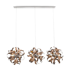 Luxera Ribbon króm-réz függesztett lámpa (LUX-64421) G9 9 izzós IP20 világítás
