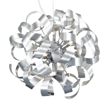 Luxera Ribbon króm-szürke függesztett lámpa (LUX-64348) G9 5 izzós IP20 világítás