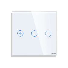 LUXION Fényerőszabályzós Dimmer Mini Üveg Érintőkapcsoló Panel, Üveg vagy Alumínium Sorolókerethez villanyszerelés