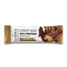 Luxoya crispy bar sütemény ízű fehérje szelet 45 g vitamin és táplálékkiegészítő