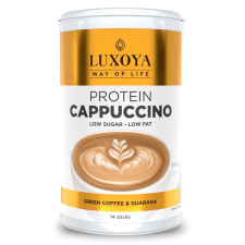 Luxoya Protein Cappuccino - 14x15 g vitamin és táplálékkiegészítő