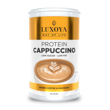 Luxoya Protein Cappuccino 14x15g vitamin és táplálékkiegészítő