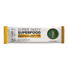 Luxoya - Super Tasty Superfood - Spirulina - Körte &amp; Alma ízben - 12g vitamin és táplálékkiegészítő
