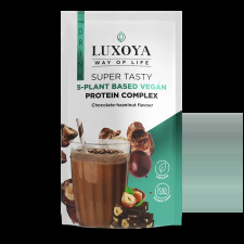 Luxoya Vegán fehérje italpor 30 g - Csokoládé-Mogyoró ízű reform élelmiszer