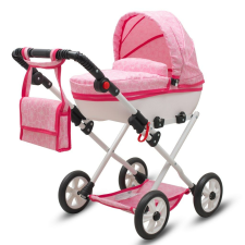  Luxus játék babakocsi New Baby COMFORT rózsaszín babakocsi