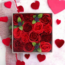  Luxus Rózsakert Szappanvirág Doboz ajándéktárgy