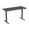 LVN System - Table Elektromosan állítható magasságú íróasztal - 140x60cm fekete ülő-/állómunkához - LVN System Lite LV1713