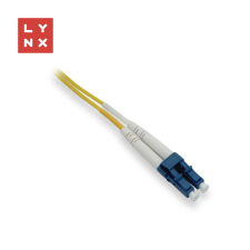 LYNX Fiber Optic LC Összekötő Sárga 1m LX-DPX-LC/LC-OS2-1 kábel és adapter