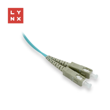 LYNX Fiber Optic SC Összekötő Kék 5m LX-DPX-SC/SC-OM3-5 kábel és adapter