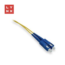 LYNX Fiber Optic SC Összekötő Sárga 15m LX-DPX-SC/SC-OS2-15 kábel és adapter