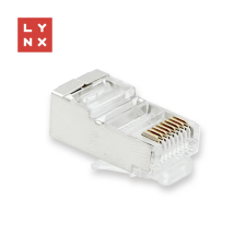 LYNX UTP CAT5E Csatlakozó Átlátszó 3cm LX-CON-CAT5E-STP-50 kábel és adapter