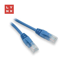 LYNX UTP CAT5E Összekötő Kék 5m LX-UTP5E-050-BLUE kábel és adapter