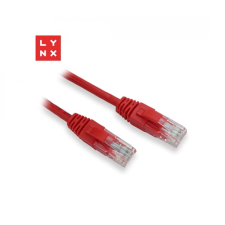 LYNX UTP CAT5E Összekötő Piros 20m LX-UTP5E-200-RED kábel és adapter