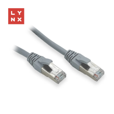 LYNX UTP CAT5E Összekötő Szürke 3m LX-FTP5E-030-GREY kábel és adapter