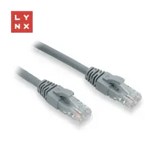 LYNX UTP CAT6 Összekötő Szürke 2m LX-UTP6-020-GREY kábel és adapter
