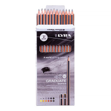 Lyra Grafitceruza lyra graduate 4h-6b hatszöglet&#369; környezetbarát 12 darabos 1171120 ceruza