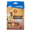 Lyra Színes ceruza LYRA Color giant bőrtónusú 12 db/készlet