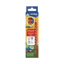 Lyra Színes ceruza LYRA Groove háromszögletű vastag 5 db/készlet színes ceruza