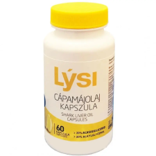 Lysi Cápamájolaj kapszula 60 db vitamin és táplálékkiegészítő