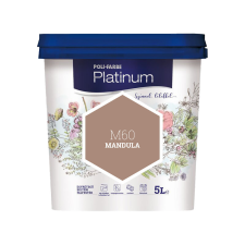 M60 MANDULA - PLATINUM EGYRÉTEGŰ BELTÉRI FALFESTÉK POLI-FARBE fal- és homlokzatfesték