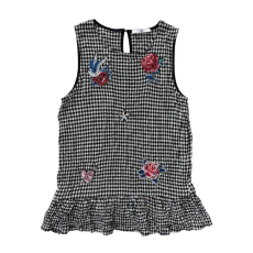  M&amp;S kockás lányka blúz - 164 (ÚJ)