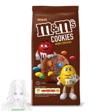  M&amp;M&#039;s Cookies Double Chocolate 180g csokoládé és édesség