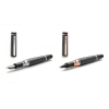 M and M Productions Kft. Modular Set - Digital Pasts Analog Futures 1/B. - Silver fountain toll & Rose Gold rollerball / Set Fountain toll + Roller Ball / Fountain toll F - Rollerball 0,7